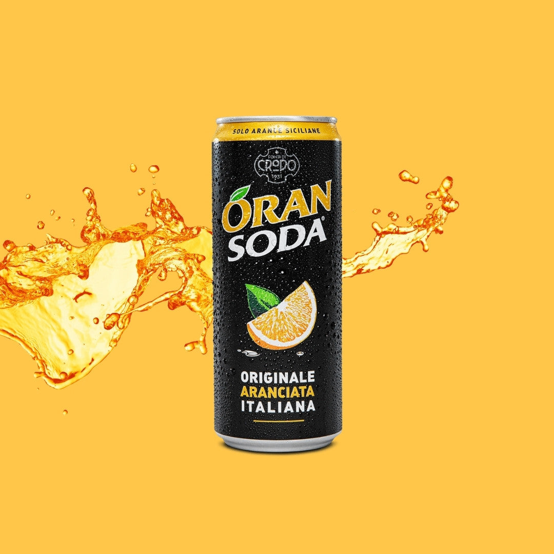 Oransoda - Italian Sparkling Orange Soda Drink