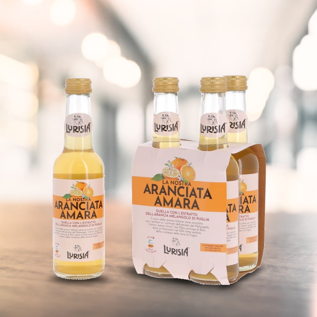 Lurisia - Aranciata Amara Premium Sparkling Bitter Orange Juice Soft drink