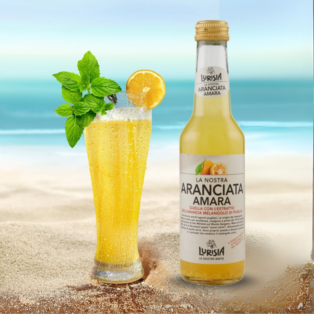 Lurisia - Aranciata Amara Premium Sparkling Bitter Orange Juice Soft drink