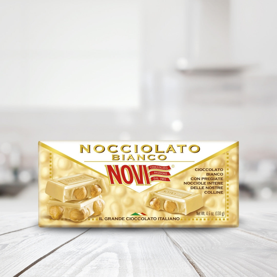 Novi Nocciolato - White Chocolate Bar with whole Hazelnuts