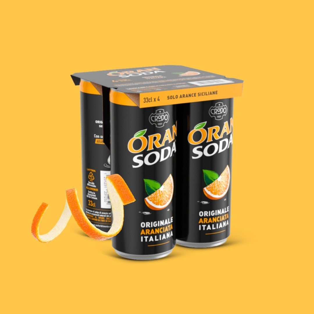 Oransoda - Italian Sparkling Orange Soda Drink