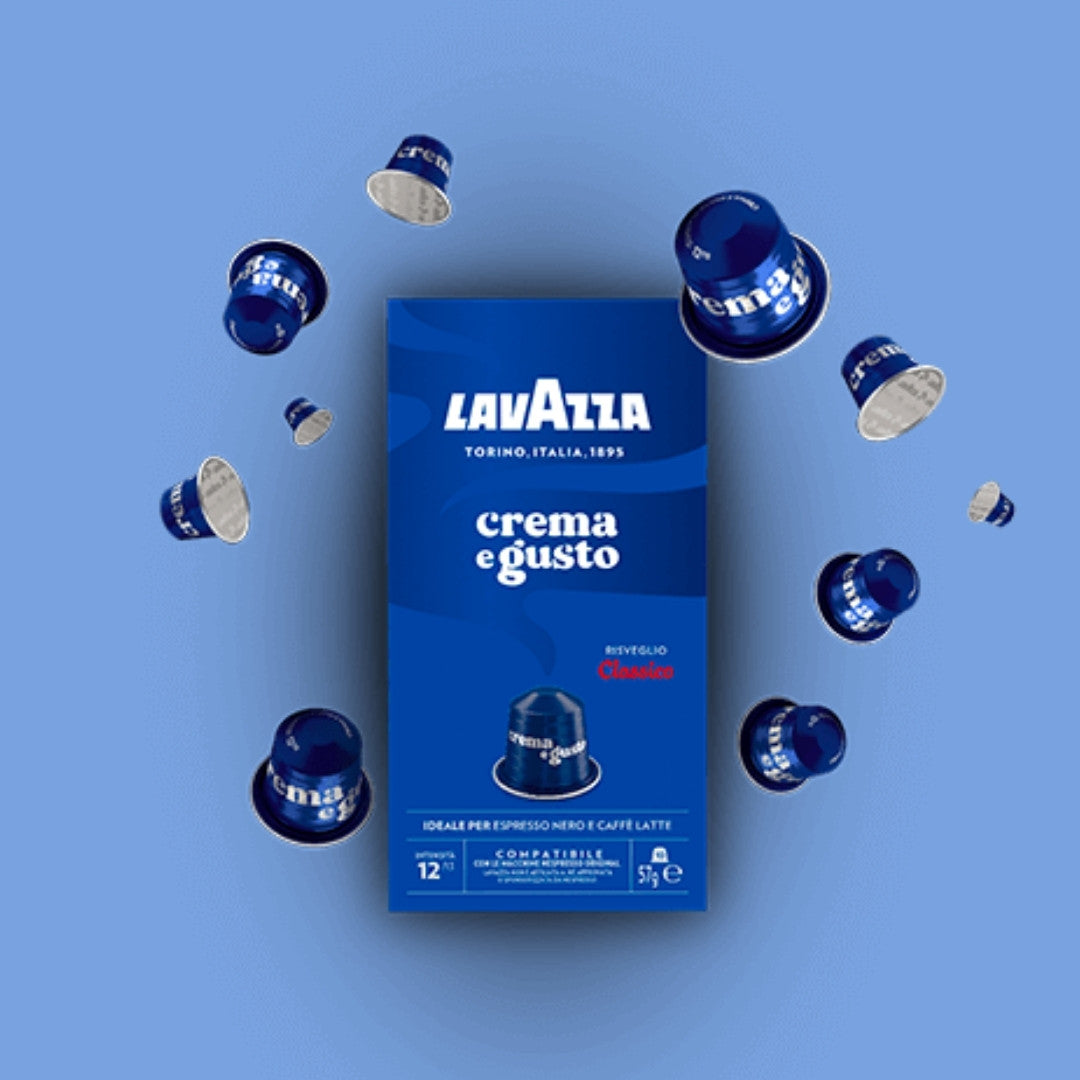Lavazza - Crema e Gusto Classico 12/13 - Capsules compatible with Nespresso™ Original