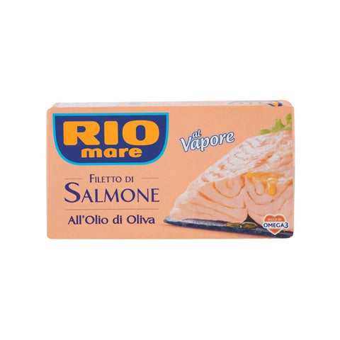 Rio Mare - Steamed Salmon Fillet in Extra Virgin Oil (125g)