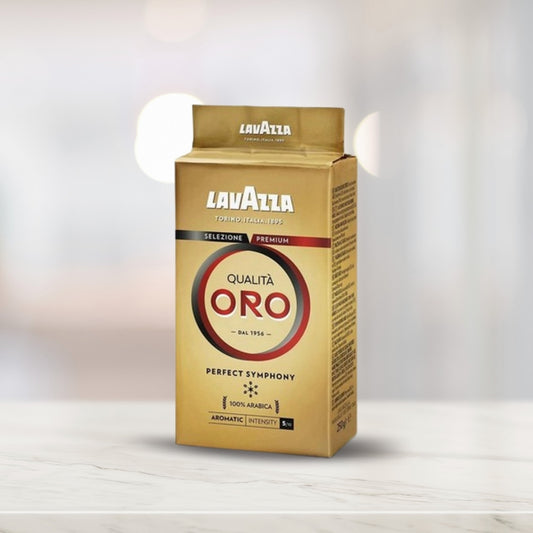 Lavazza - Oro Espresso 5/10 - Ground Coffee for Moka Pot or Filtered Coffee