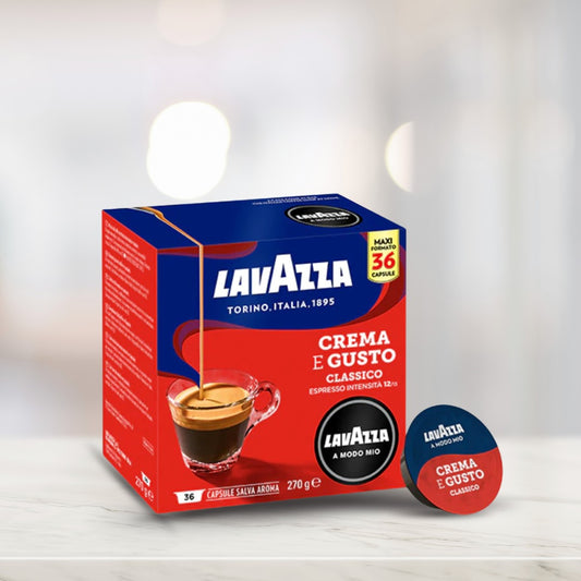 Lavazza - Crema e Gusto Classic - Capsules compatible with A Modo Mio