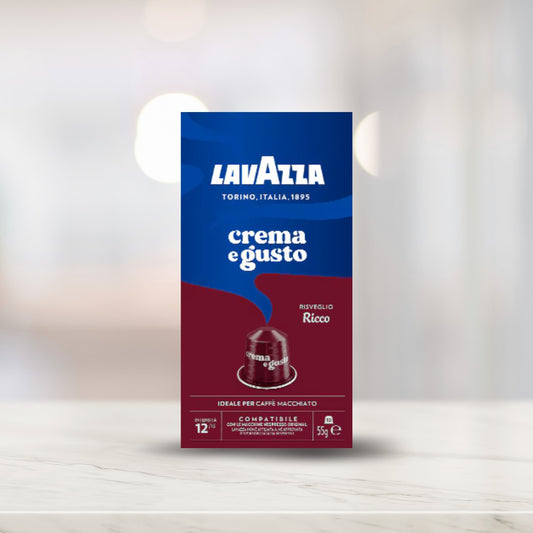 Lavazza - Crema e Gusto Ricco 12/13 - Capsules compatible with Nespresso™ Original