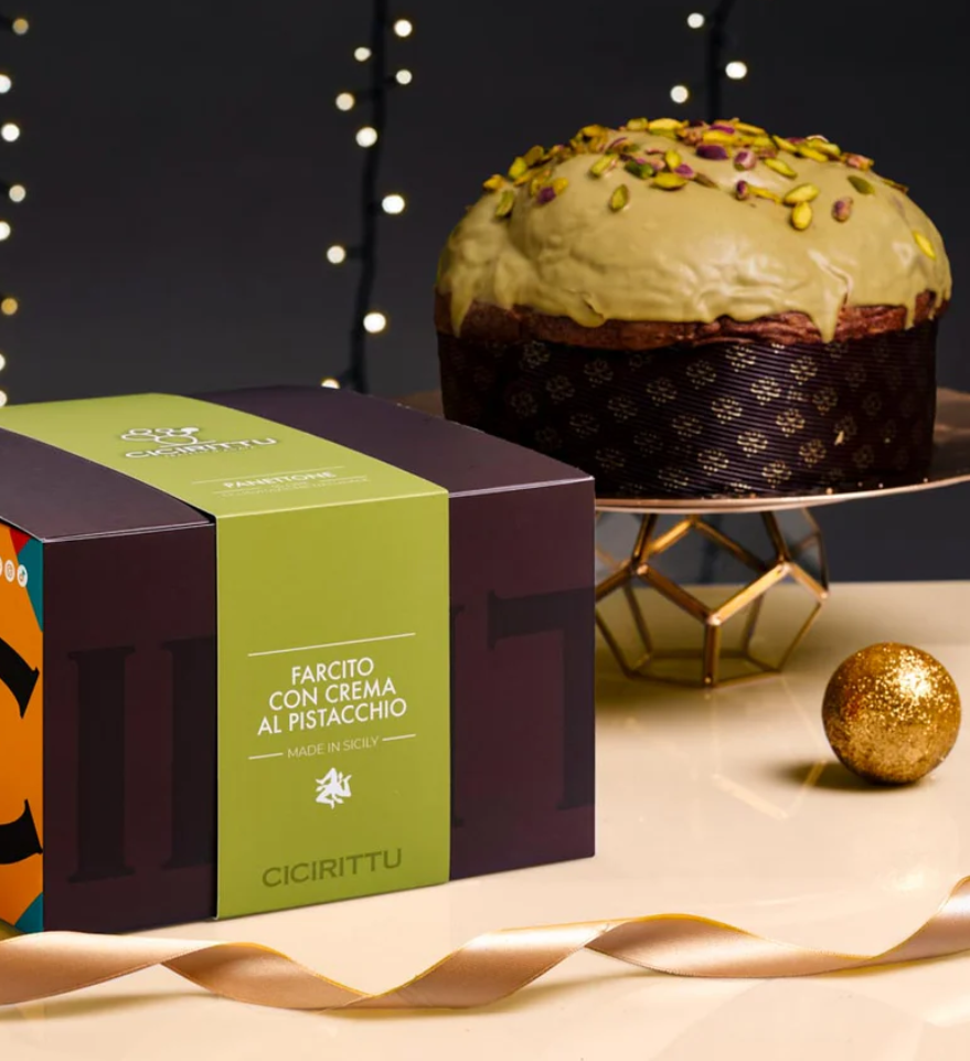 Panettone with Pistachio Cicirittu (1.2kg)