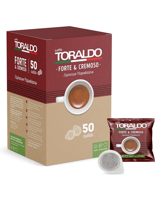 Toraldo - Strong and Creamy Espresso - 50 pods