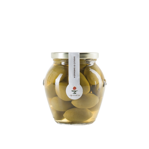 Agricola del Sole - Large Green Olives from Puglia (314ml)
