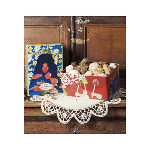 Tumminello - Italian Handmade Pastries Gift Box (Red Callas) - 400g