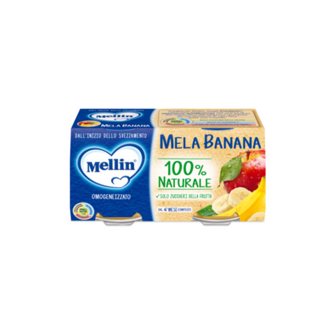 Mellin - Baby Food - Apple & Banana (2x100g)