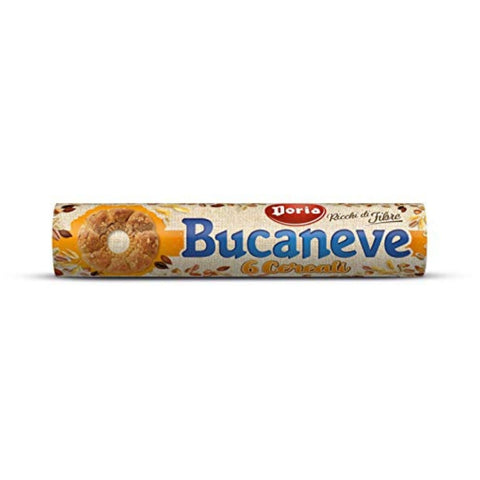 Doria - Bucaneve 6 Cereals Biscuits - Tube (225g)