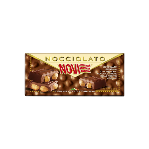 Novi - Gianduja Chocolate with whole Hazelnuts bar (130g)