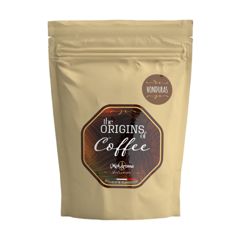 Specialty coffee freshly ground - single-origin Honduras. This coffee is characterized by rich taste, with flavours that remember to red fruits, honey, with light hints of brown sugar. The acidity is medium-low. Produced by an Italian producer Moka Aroma in an eco-friendly way and delivered in the UK by an online grocery store Trendico.