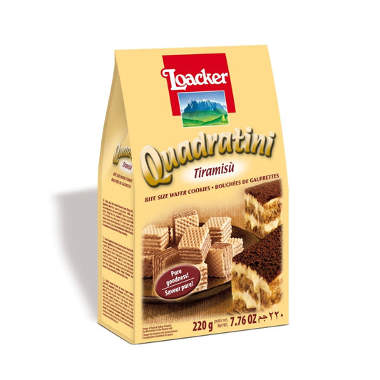 Loacker - Quadratini Tiramisu  (220g)