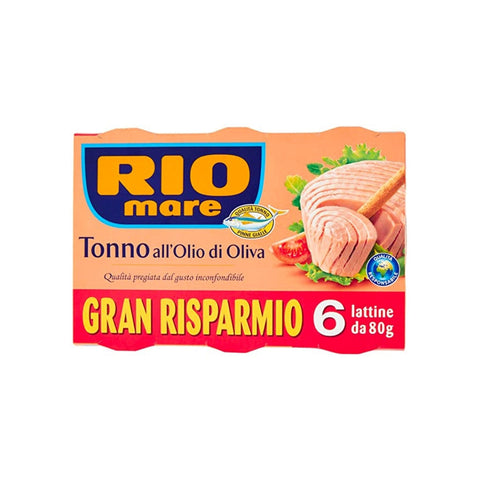 Rio Mare - Tuna in Olive Oil (6x80g)